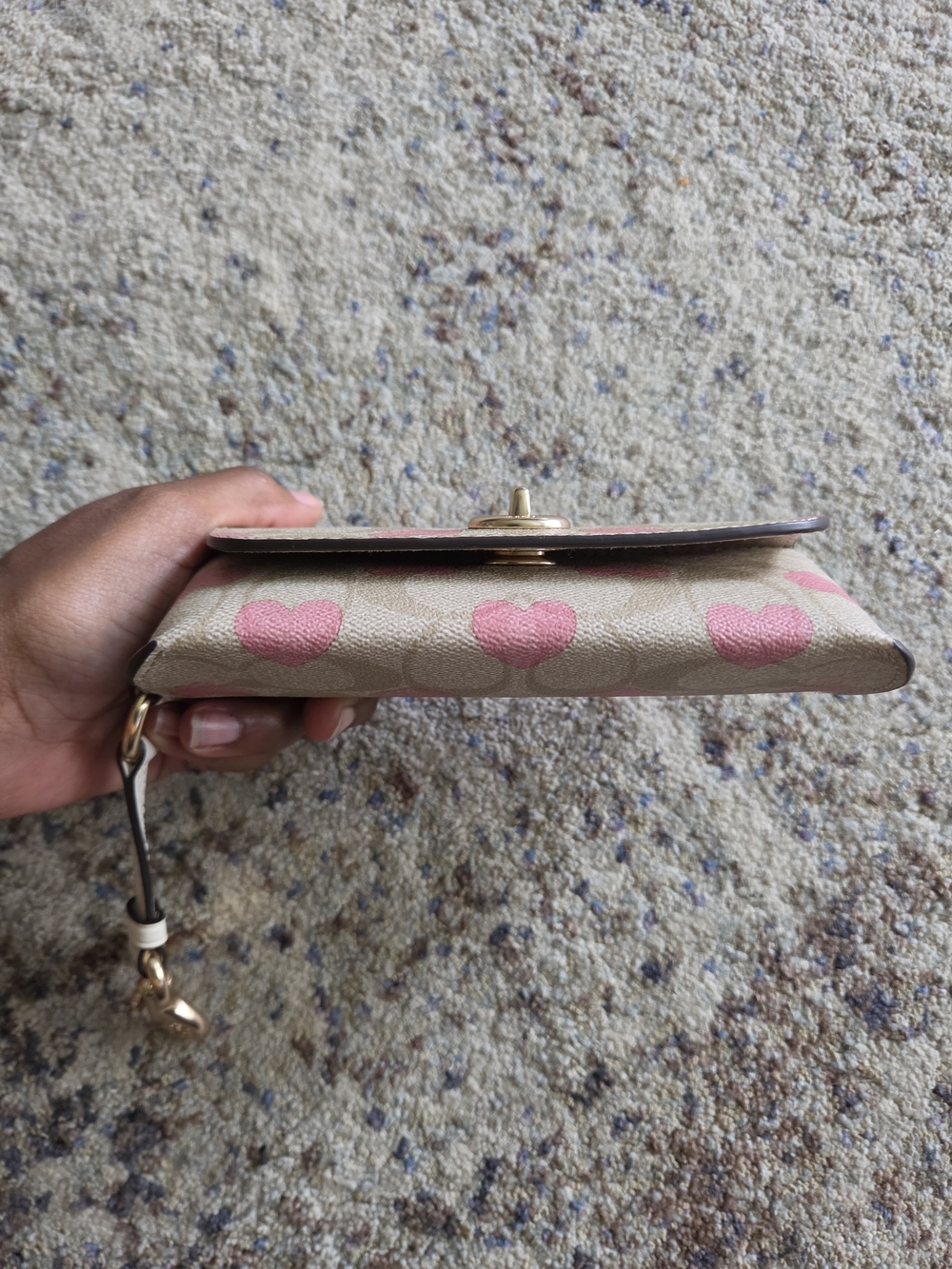 Coach Heart-Print Sunglasses Case - Picture 6 of 9